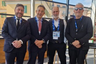 San Marino, i Segretari Fabbri e Pedini Amati a Sanremo per rilanciare la tv di Stato