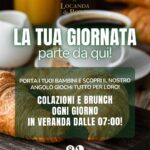 Locanda de Borg: Colazione e brunch in veranda tutti i giorni dalle 07:00