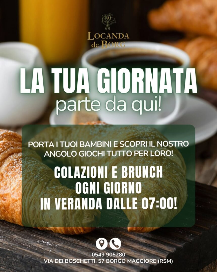 Locanda de Borg: Colazione e brunch in veranda tutti i giorni dalle 07:00