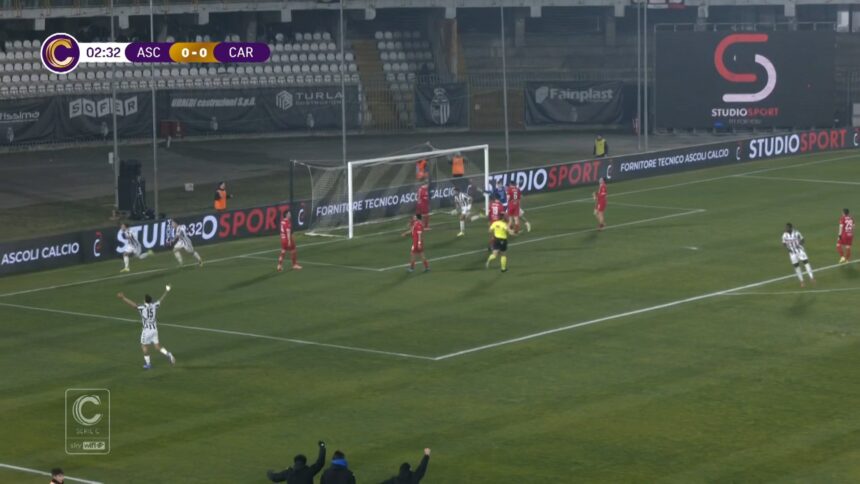L’Ascoli va veloce, tris al Carpi (3-0)