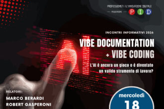 San Marino. Evento “Vibe Documentation + Vibe Coding” organizzato dal PID -18 marzo 2026, ore 18:30, Sala Joe Cassar (Ex-International) di Borgo Maggiore