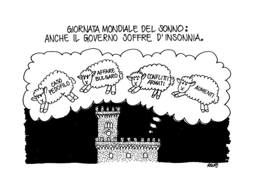 Grattacapi e insonnia per il governo… Ranfo