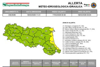 Regione. Emessa allerta meteo “gialla” per vento per martedì 17 marzo
