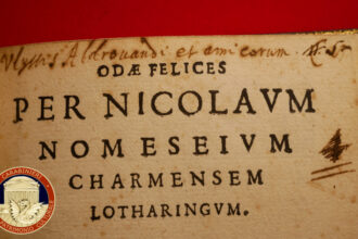 Cronaca. I Carabinieri Tutela Patrimonio Culturale restituiscono alla Biblioteca Comunale dell’Archiginnasio di Bologna un rarissimo opuscolo del ‘500, unico esemplare conosciuto in Italia