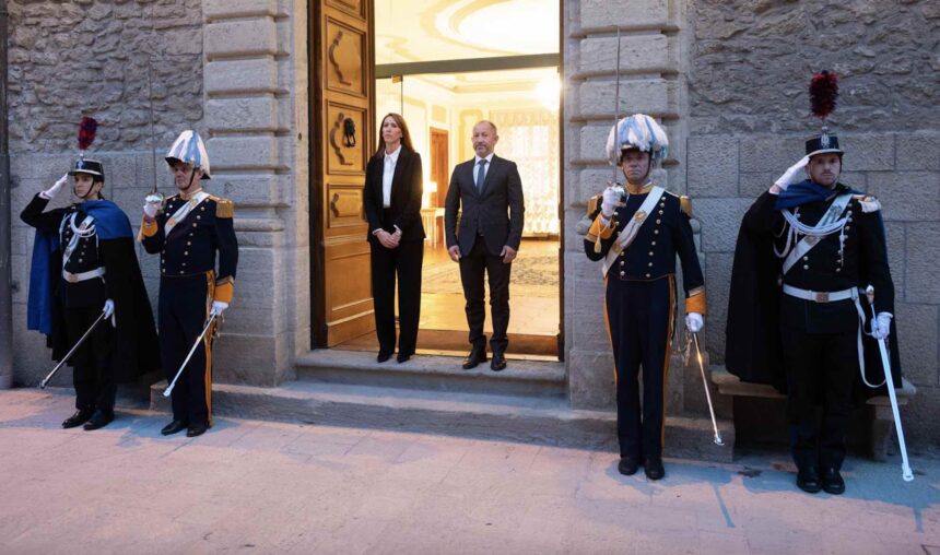 San Marino. Nomina Nuovi Capitani Reggenti S.E. Mina Alice – S.E. Selva Vladimiro. Photogallery