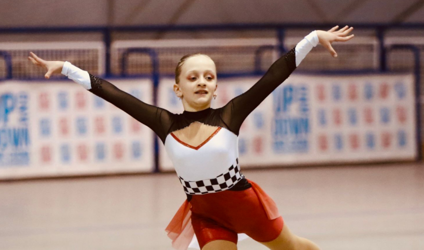 San Marino, pattinaggio artistico: la sammarinese Evelyn Quercia debutta con grinta agli Interprovinciali FISR