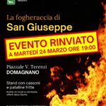 San Marino, rinviata la fogheraccia di San Giuseppe a Domagnano: appuntamento al 24 marzo