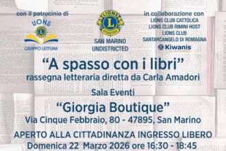 Domenica l’ultimo incontro di “A spasso con i libri”, protagonisti i volumi di Verter Casali e Carla Amadori