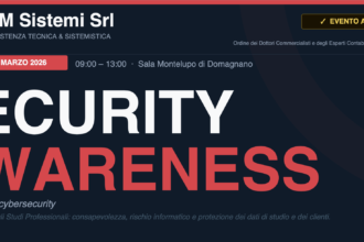San Marino. Security Awareness e gestione del rischio informatico: a Domagnano il 27 marzo un evento formativo dedicato agli Studi Professionali.