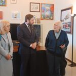 Emilio Isgrò dona ‘Where is San Marino’, l’opera-mappamondo che celebra il piccolo Stato