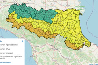 Allerta meteo in Emilia-Romagna: vento forte e neve sull’Appennino