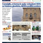 San Marino. La prima pagina de La RepubblicaSM