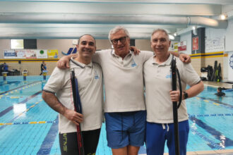 Tiro subacqueo sammarinese, Santolini sfiora il podio ad Aprilia, esordio internazionale per Pisano