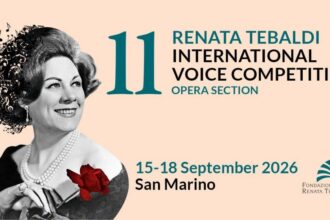 San Marino. 11^ edizione Renata Tebaldi International Voice Competition Opera Section 2026