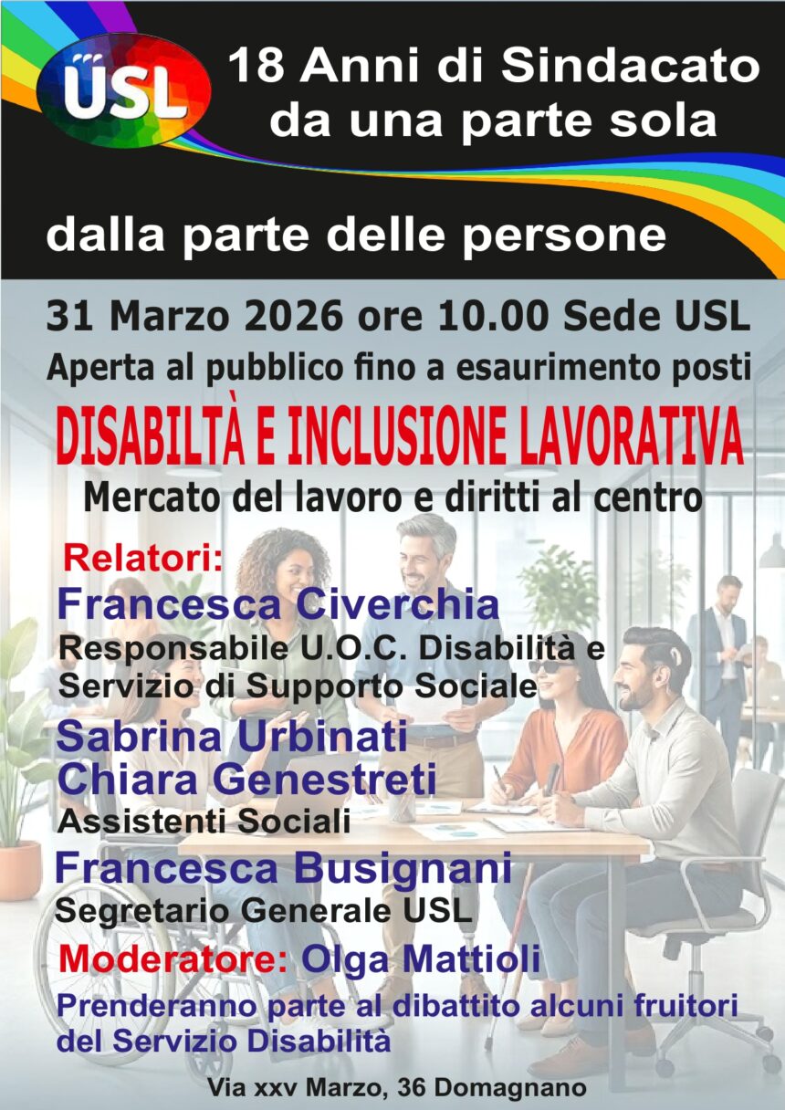 San Marino – Disabilità e inclusione lavorativa: USL al centro del dibattito