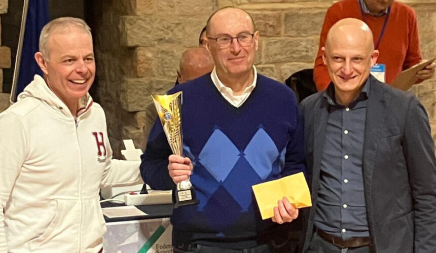 Il sammarinese Ezio Righi primo tra i senior al Festival internazionale degli Scacchi di Gubbio