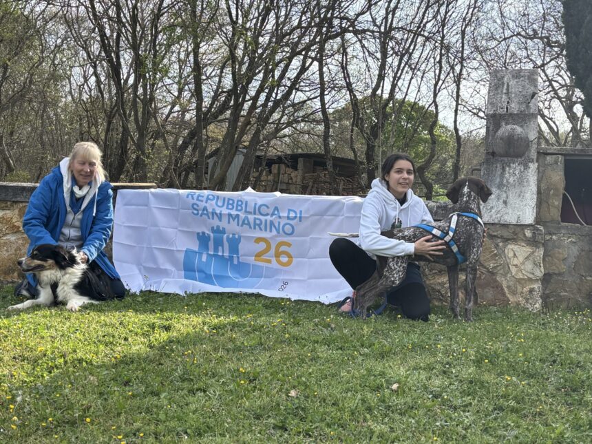 Canicross, il team San Marino trionfa al Trofeo Ranch On Ville di Manciano: doppio oro biancazzurro