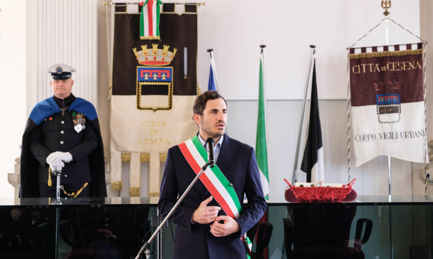 Festa del Corpo di Polizia Locale di Cesena e Montiano, gli interventi del Sindaco Enzo Lattuca e dell’Assessore alla Sicurezza e Legalità Luca Ferrini