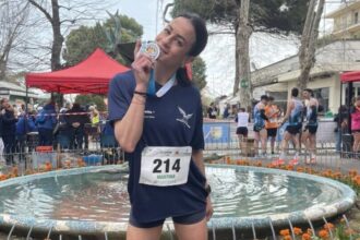 Riccione – Corsa su strada : Martina Tomassini della San Marino Athletics Academy corre il personale alla StraRiccione