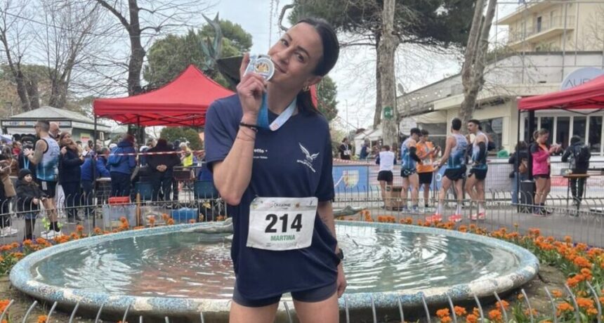 Riccione – Corsa su strada : Martina Tomassini della San Marino Athletics Academy corre il personale alla StraRiccione