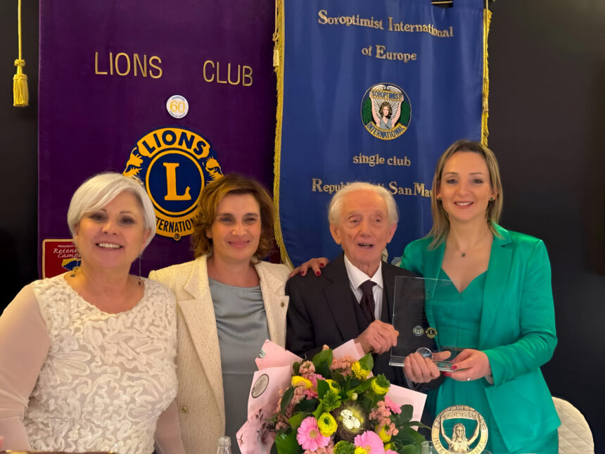 Soroptimist e Lions San Marino: “Viaggi da record con Osvaldo Bevilacqua”, una serata di successo tra cultura, istituzioni e comunità