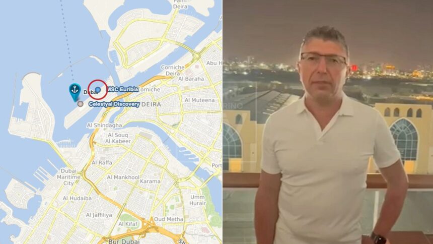 Sammarinesi bloccati a Dubai sulla MSC Euribia, Vincenzo Andreini: “Stiamo bene”