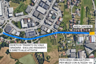 Riccione, viale Gradara: chiusura prorogata al 4 marzo per lavori alle reti idriche