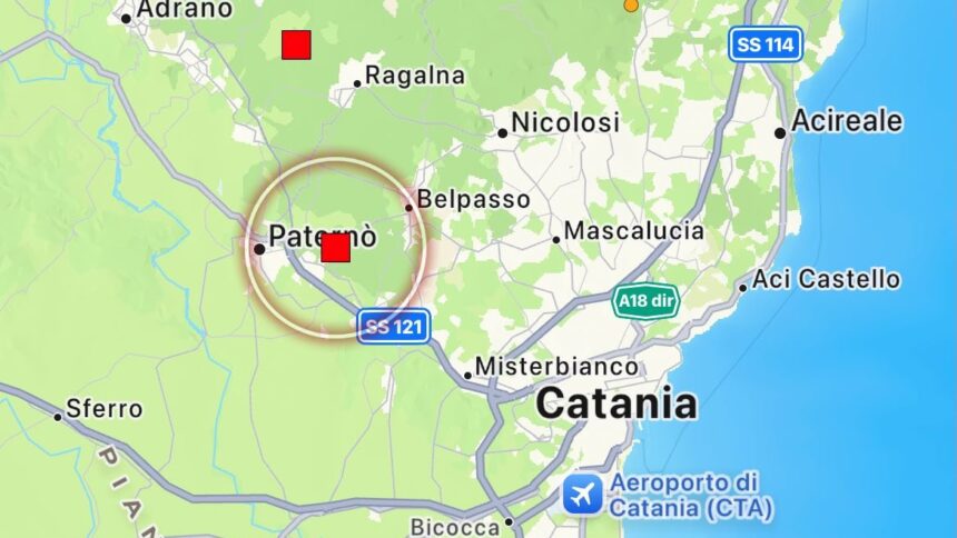 Forte scossa di terremoto sull’Etna, paura a Catania