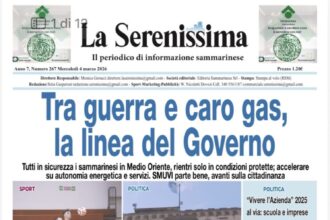 San Marino. La prima pagina de La Serenissima