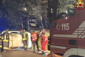 Cronaca. Forlì, schianto nella notte a Meldola: auto si ribalta sulla SP4