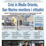 San Marino. La prima pagina de LA SERENISSIMA