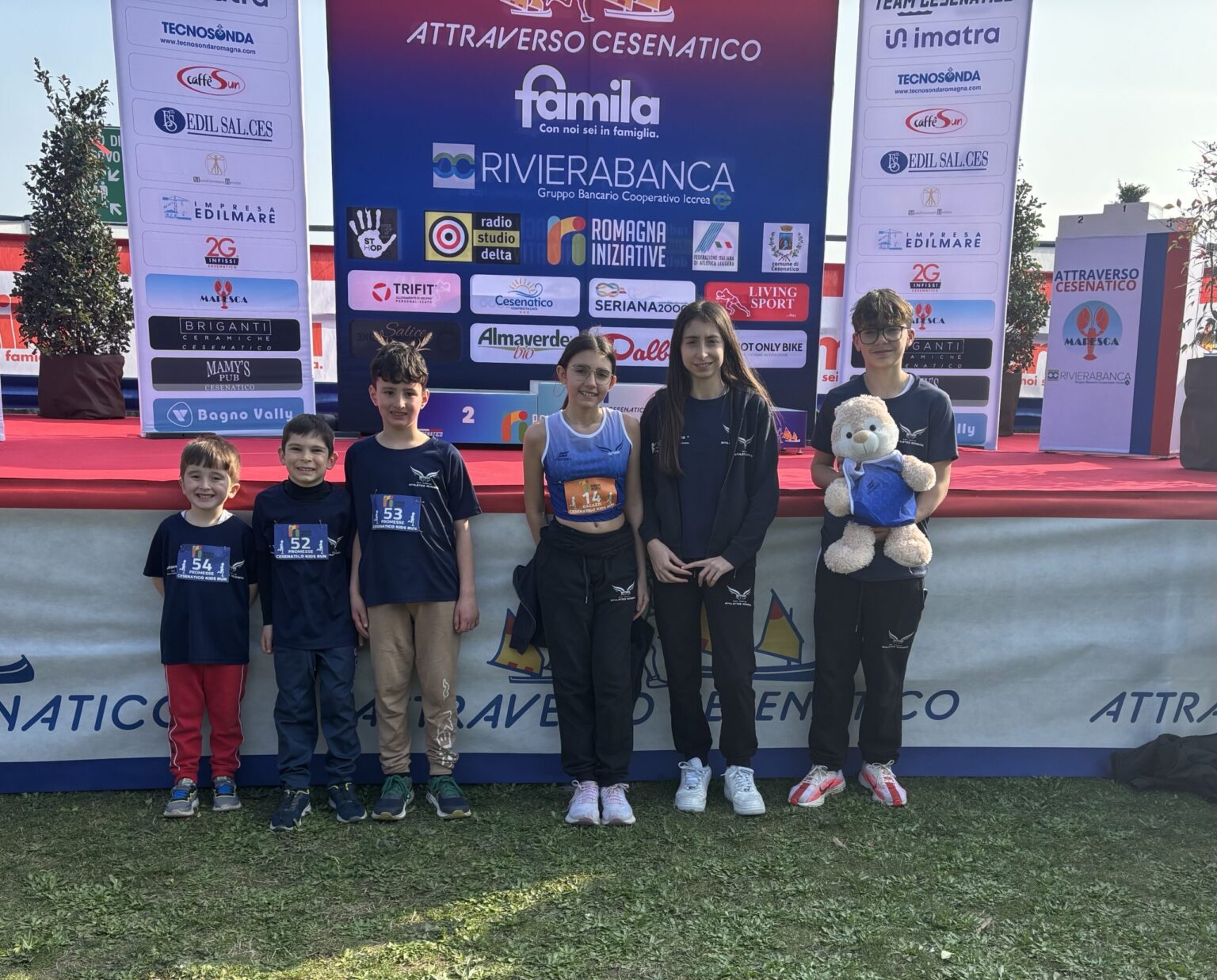 Cesenatico, Leon Ceccarelli domina la Kids’ Run: la San Marino Athletics Academy brilla in pista