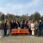 Coriano, inaugurata la nona panchina arancione contro la violenza sulle donne