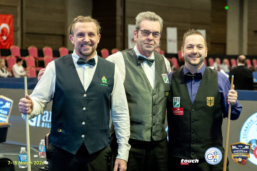 San Marino, storico bronzo agli Europei di biliardo: Alfredo Torre Rossini sul podio in Turchia