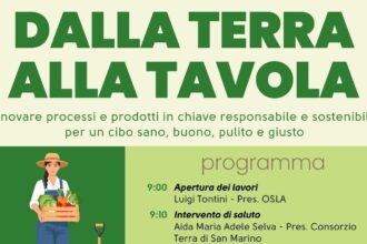 “Dalla Terra alla Tavola”: il 7 marzo 2026 a Domagnano un confronto su agricoltura biologica, sostenibilità e salute