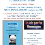 Domani a Murata la presentazione del libro “L’importanza delle gallerie del Treno Bianco Azzurro nel secondo conflitto mondiale”