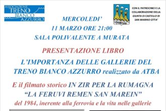 Domani a Murata la presentazione del libro “L’importanza delle gallerie del Treno Bianco Azzurro nel secondo conflitto mondiale”