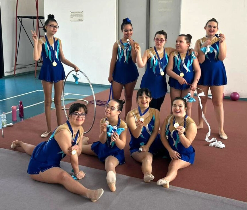 Atlete sammarinesi protagoniste al Torneo Piccole Promesse di ginnastica ritmica