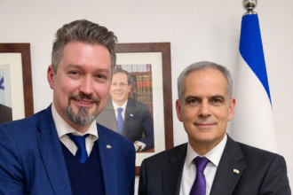San Marino–Israele, incontro in Ambasciata di Israele tra il Presidente dell’Associazione Andrej Ceccoli e S.E. l’Ambasciatore Jonathan Peled