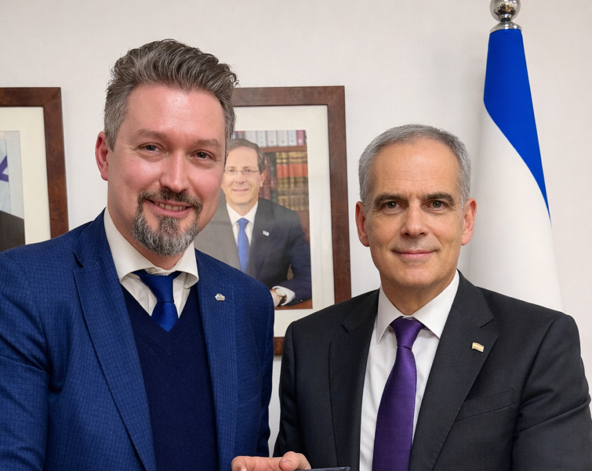 San Marino–Israele, incontro in Ambasciata di Israele tra il Presidente dell’Associazione Andrej Ceccoli e S.E. l’Ambasciatore Jonathan Peled