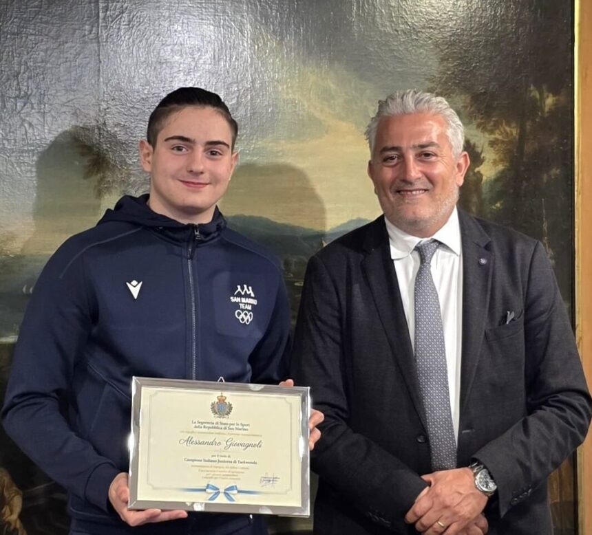 Oro Tricolore per San Marino ai Campionati Italiani Junior Cinture Nere 2026 di Anzio: Alessandro Giovagnoli conquista il titolo italiano nella categoria -78kg