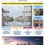 San Marino. La prima pagina del Serenissima Sera