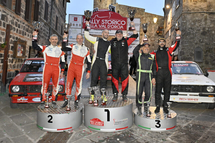 San Marino, motori. Pelliccioni-Ercolani trionfano al Rally Storico della Val d’Orcia