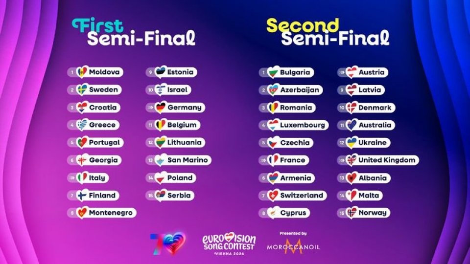 San Marino, svelata la scaletta dell’Eurovision: Senhit tredicesima
