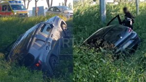 Scontro frontale fra due auto a Riccione, sei feriti [FOTO]