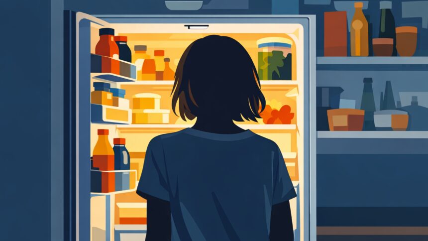 Spuntino di mezzanotte, perchè evitarlo (soprattutto sotto stress): l’impatto su intestino e microbiota