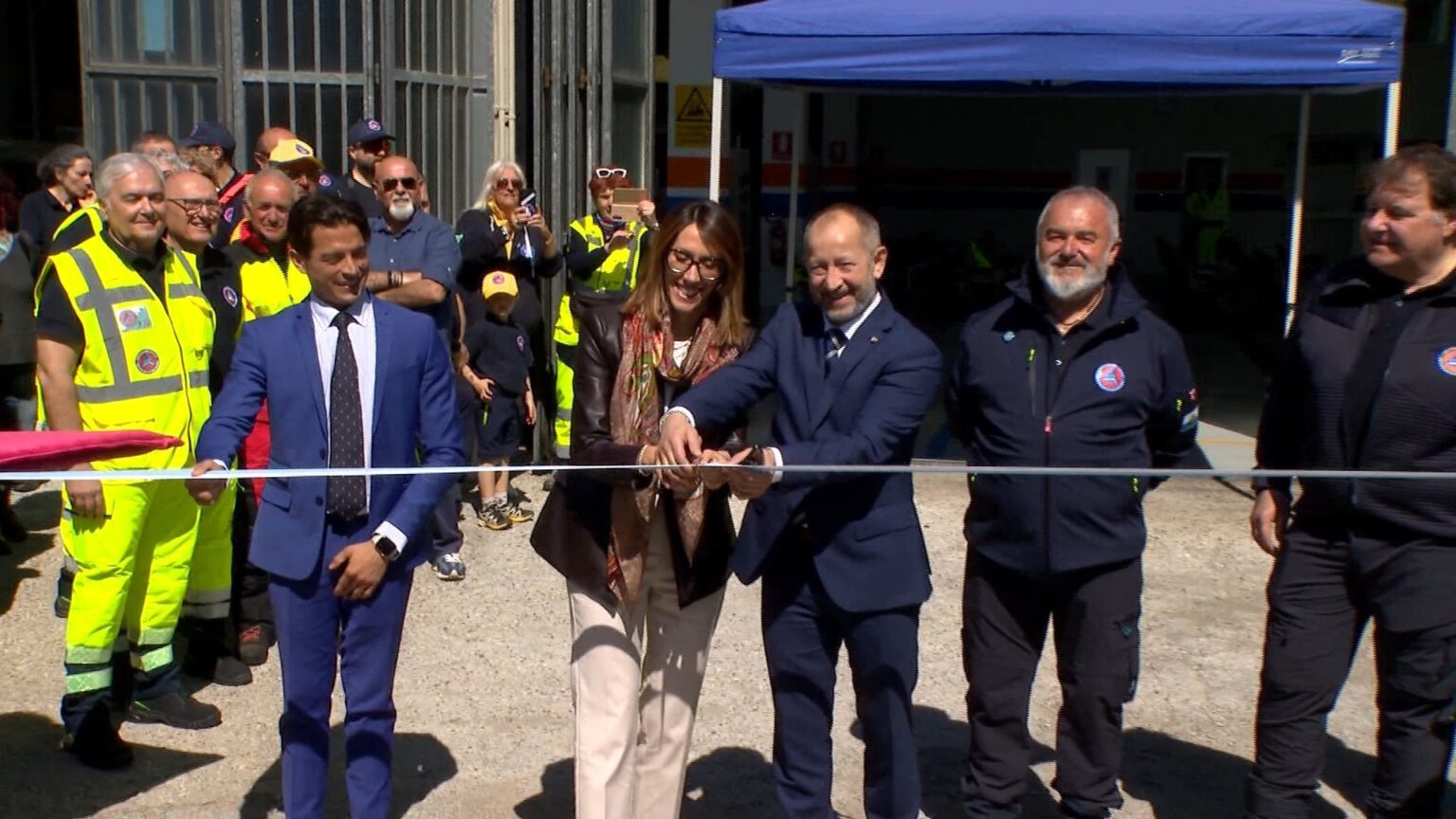 Nuova sede a Murata per i volontari della Protezione Civile. Taglio del nastro con la Reggenza