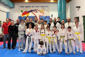 Taekwondo sammarinese, Serravalle celebra i nuovi gradi dei giovani atleti