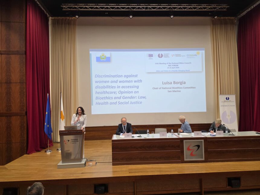San Marino, Bioetica e gender gap: il documento del CSB approda al Forum europeo di Cipro