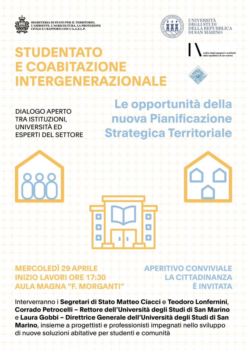 San Marino. Studentato e coabitazione intergenerazionale: un confronto sulle nuove politiche abitative